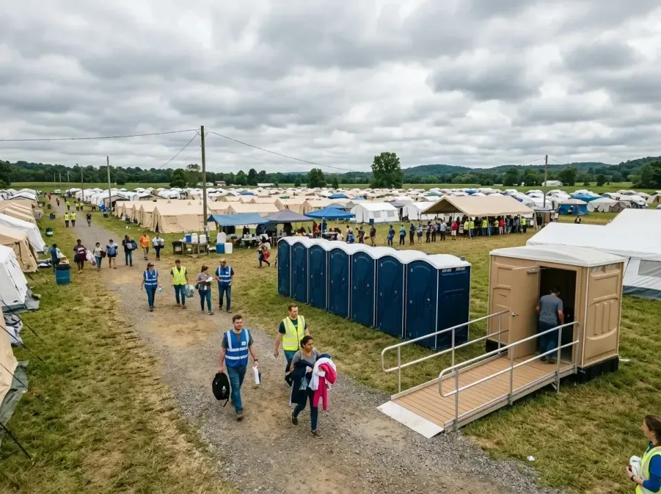 disaster-relief-camp-restrooms-010 — frequently asked questions, Dumpster & Portable Bathrooms Rental in Johnson, AR
